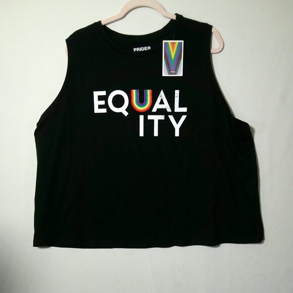 NWT Pride EQUALITY tank top Rainbow Size 2X - Picture 1 of 6
